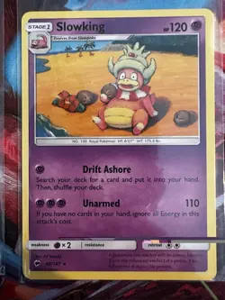 Pokemon Slowpoke Slowbro Slowking 6 Card Lot Vintage Galar Rare Psychic Cards - Image 2