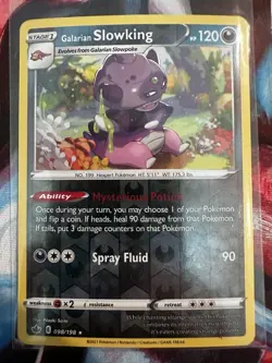 Pokemon Slowpoke Slowbro Slowking 6 Card Lot Vintage Galar Rare Psychic Cards - Image 3