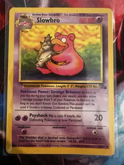 Pokemon Slowpoke Slowbro Slowking 6 Card Lot Vintage Galar Rare Psychic Cards - Image 4
