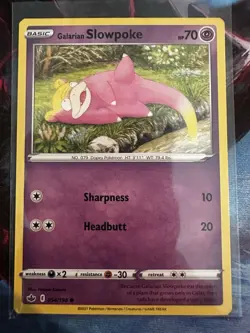 Pokemon Slowpoke Slowbro Slowking 6 Card Lot Vintage Galar Rare Psychic Cards - Image 5