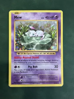 Pokemon Mew TCG Card Holo Rare, XY Evolutions, Card 53/108 - Image 1