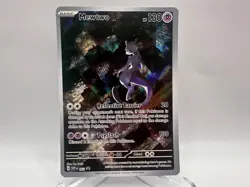 Mewtwo SV: 052 Scarlet & Violet Promo Pokemon TCG Card DAMAGED DMG - see pics - Image 1