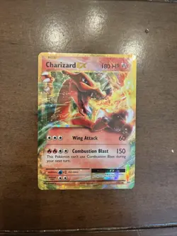 Pokemon Charizard EX 12/108 Evolutions Holo Rare EX 180HP Card - Image 1