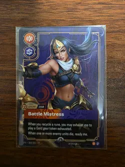 Riftbound League of Legends METAL Card – Sivir - Prize Wall Exclusive - Image 1