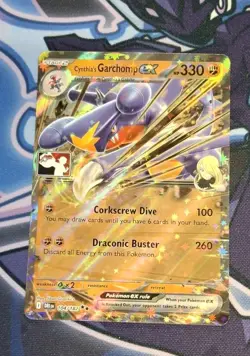 Cynthia's Garchomp ex - Holo Double Rare Prize Pack Series Cards 104/182 NM - Image 1