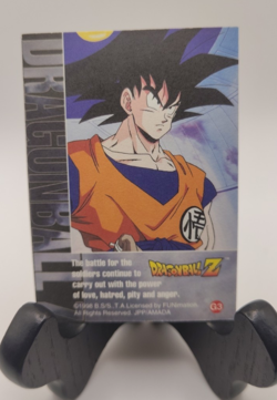 1998 DRAGON BALL Z Krillin FUNimation Gold Foil G-3 CARD - Image 2