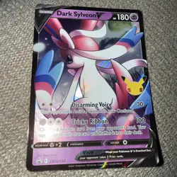 Dark Sylveon V SWSH134 Pokemon Celebrations Promo Holo Card 25th Anniversary NM - Image 1