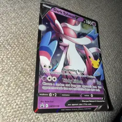 Dark Sylveon V SWSH134 Pokemon Celebrations Promo Holo Card 25th Anniversary NM - Image 2