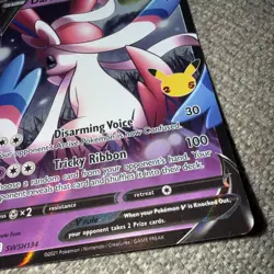 Dark Sylveon V SWSH134 Pokemon Celebrations Promo Holo Card 25th Anniversary NM - Image 3