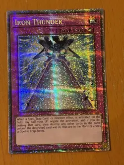 Iron Thunder (Starlight Rare) Ra05-En079 Rarity Collection 5 1st Edition - Image 1