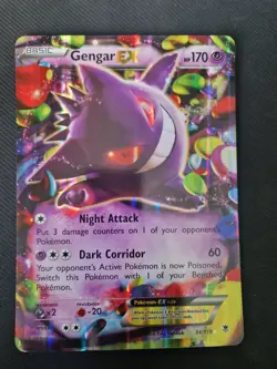 Gengar EX TCG Card 34/119 Jumbo Size Phantom Forces NM-M - Image 1