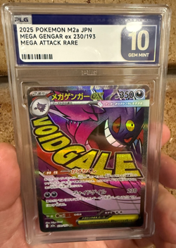 Mega M Gengar ex 230/193 MEGA Dream ex M2a Pokemon Card Japanese GRADED 10 - Image 1