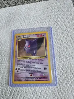 Pokemon TCG Gengar Fossil Holo Rare Card 5/62 LP! - Image 1