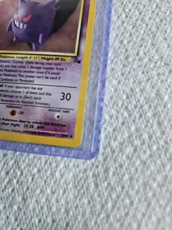 Pokemon TCG Gengar Fossil Holo Rare Card 5/62 LP! - Image 3