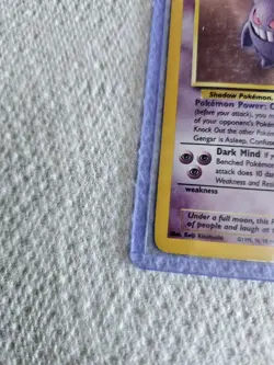 Pokemon TCG Gengar Fossil Holo Rare Card 5/62 LP! - Image 4