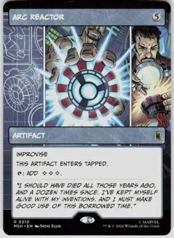 Arc Reactor Borderless 310 Marvel Super Heroes Magic the Gathering - Image 1