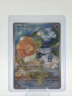 Castform Sunny form 195/191 - Illustration rare - Surging Sparks - Pokemon TCG - Image 1