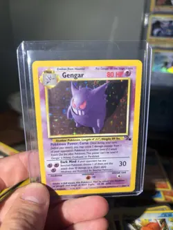 Pokemon TCG Gengar Fossil Holo Card 5/62 Unlimited Rare HP - Image 2