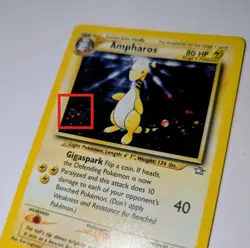 Pokemon TCG: Ampharos - 1/111 Neo Genesis Holographic [with Swirl🌀] - Image 2