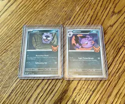 Pokemon Halloween Trick Or Trade 2024 Haunter 103/162 & Gastly 102/162 Regular - Image 1