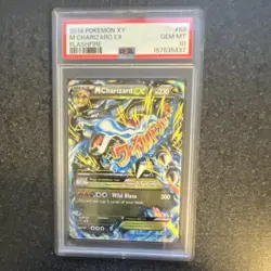 2014 Pokemon TCG XY Flashfire M Charizard EX 69/106 Full Art Holo PSA 10 - Image 1