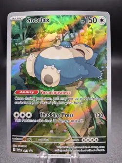 Pokemon 2023 Snorlax 051 (151 blackstar Promo) NM - Image 1
