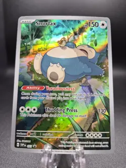 Pokemon 2023 Snorlax 051 (151 blackstar Promo) NM - Image 2