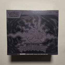 **In Hand** Pokemon TCG Mega Evolution Pitch Black Elite Trainer Box SEALED ETB - Image 1