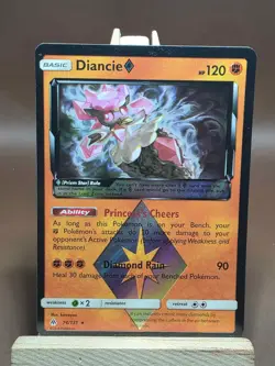 Diancie 74/131 Prism Star Rare Forbidden Light Pokemon Holo HP - Image 1