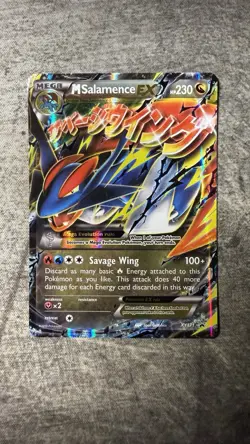 Pokemon TCG Mega M Salamence EX XY171 Ultra Rare Holo Promo - Image 1
