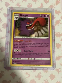 Pokemon Card Gengar 057/198 Chilling Reign Holo Rare Near Mint - Image 1