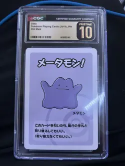 Pokemon TCG Ditto Old Maid CGC Pristine 10 Japanese Regular Common 2019 - Image 1