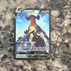 Pokemon TCG Garchomp V TG23/TG30 Astral Radiance TG Full Art Holo UR Cynthia - Image 1