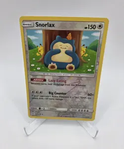 Snorlax 158/214 Reverse Holo Pokemon TCG Unbroken Bonds Mint NM - Image 2