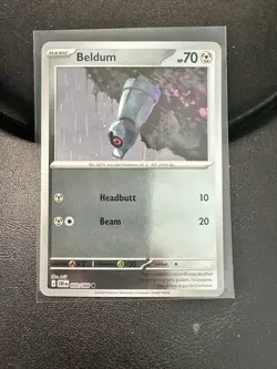 BELDUM 059/086 REVERSE HOLO C POKEMON ME04: CHAOS RISING NM/M - Image 1