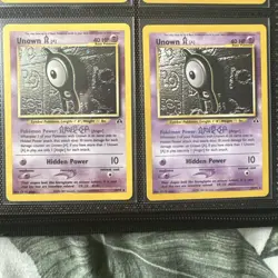 Complete Unown Unl Set - Neo Discovery, Neo Revelation, Neo Destiny, Pokemon - Image 2