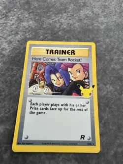 Here Comes Team Rocket! 15/82 - Celebrations Pokemon TCG MINT - Image 3