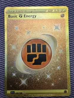 Pokemon TCG Pokemon SV1 Basic Fighting Energy Holo Gold 258/198 - Image 1