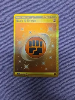 Pokemon TCG Pokemon SV1 Basic Fighting Energy Holo Gold 258/198 - Image 2