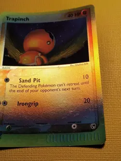 Trapinch - 82/100 - Common - Reverse Holo, English Pokemon EX Sandstorm - Image 4