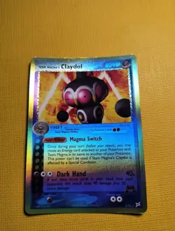 Team Magma's Claydol - 8/95 - Pokemon Team Magma vs. Aqua Reverse Holo Rare Mp - Image 1