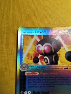 Team Magma's Claydol - 8/95 - Pokemon Team Magma vs. Aqua Reverse Holo Rare Mp - Image 2