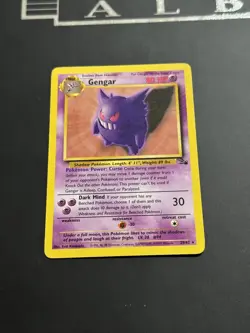 Pokemon Card Gengar 20/62 Fossil Rare - Image 1