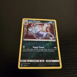 Alolan Persian - 119/214 - Rare - Reverse Holo Pokemon Lost Thunder NM 2018 - Image 1
