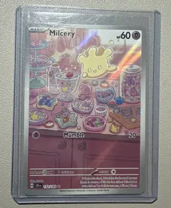 Pokemon TCG Milcery #152/142 Stellar Crown Illustration - Image 1