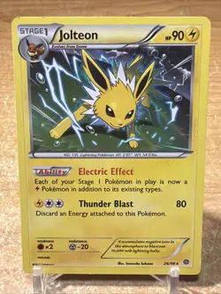 Pokemon - Jolteon 26/98 Holo Ancient Origins MP - Image 1