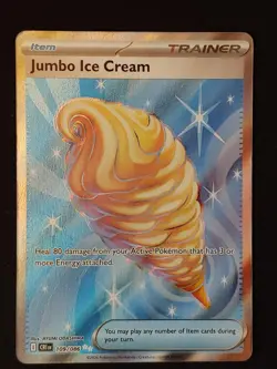 Jumbo Ice Cream 109/086 Ultra Rare Chaos Rising Pokemon Holo Near Mint - Image 1