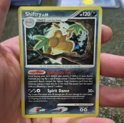 Pokemon TCG Shiftry 14/130 Diamond & Pearl Holo Rare 120 HP Spirit Dance EN - Image 1