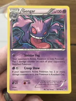 The Pokemon Company Gengar 60/162 Breakthrough Holo Rare HP 130 Stage 2 GEM MINT - Image 1