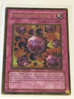 Crush Card Virus GLD1-EN038 Gold Series 2008 Limited Edition - Image 1